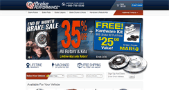 Desktop Screenshot of brakeperformance.com